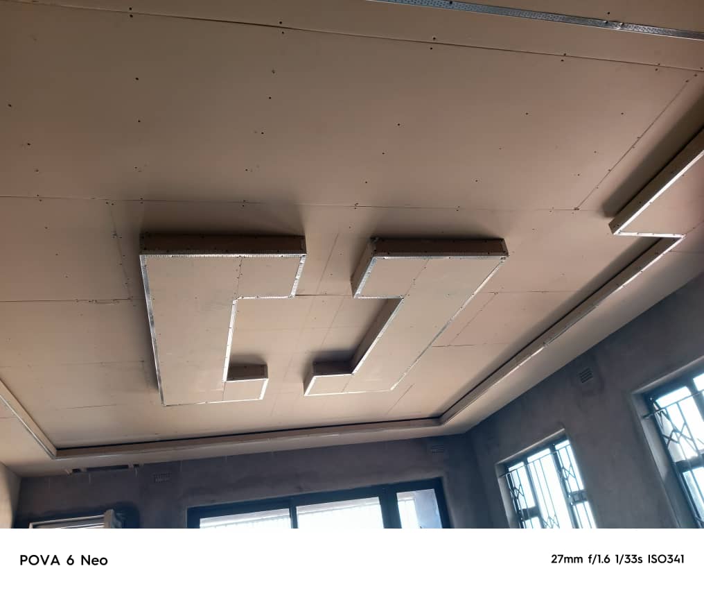 Gypsum Ceiling Install