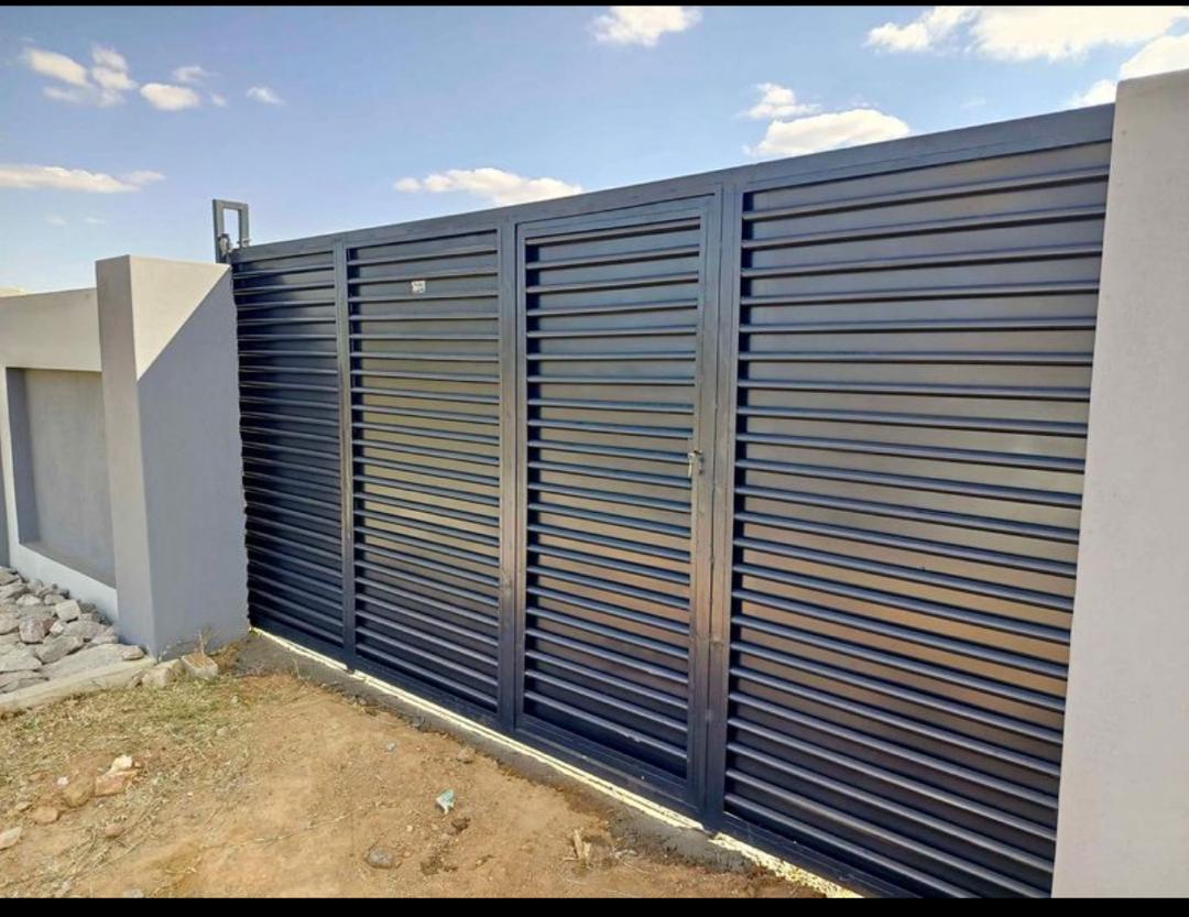 Louvered Steel Gate